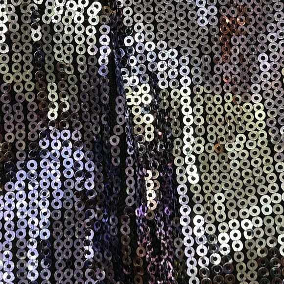 Picadilly Fashions Sequin Open Front Blazer Shiny Sparkly Size XXL - Picture 11 of 12